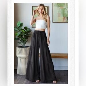 NWT HEIMISH BOHO PANTS BLACK